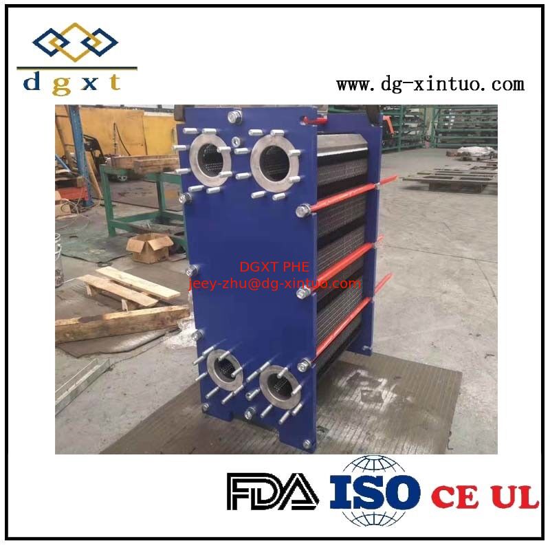 Sun Flower Oil Cooling Viton/FKM/HNBR/NBR Gasket Plate Heat Exchanger