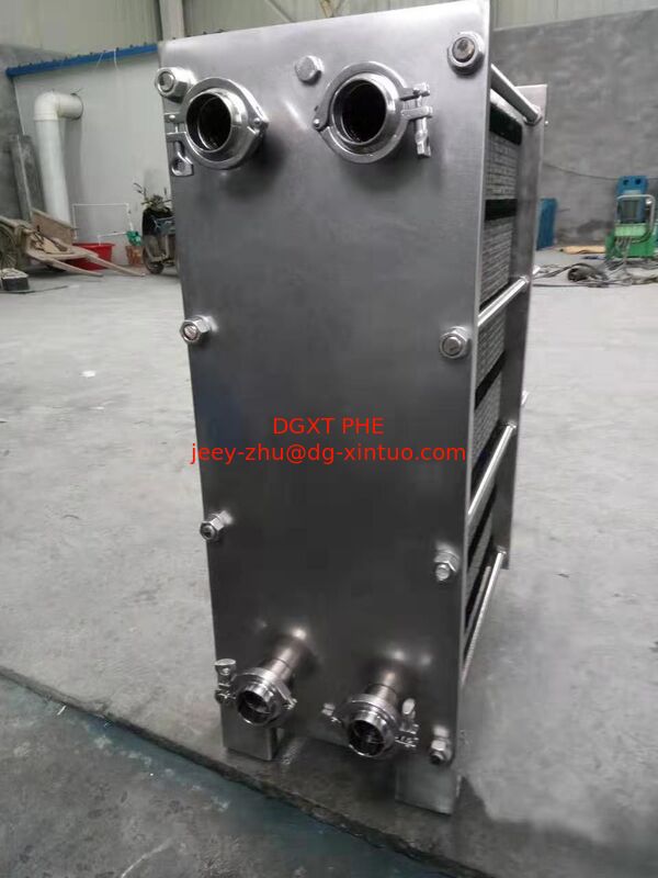 Plate Heat Exchanger for Milk Pasteurization, Carbonated Juice Heating and Cooling Stainless Steel Heat Exchanger