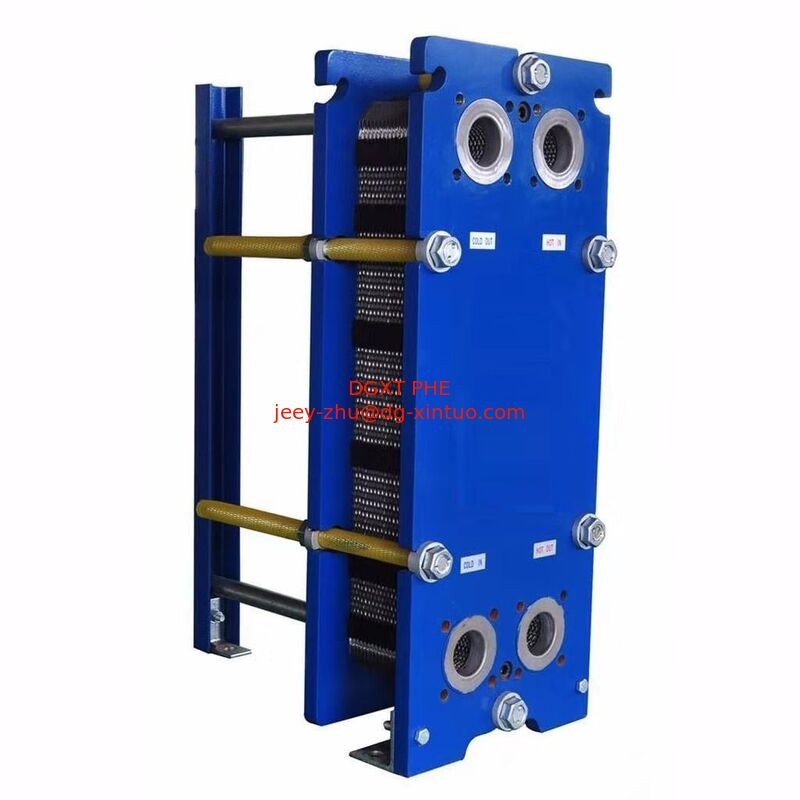 Gasketed Plate and Frame Type Heat Exchanger for Water Heating and Cooling