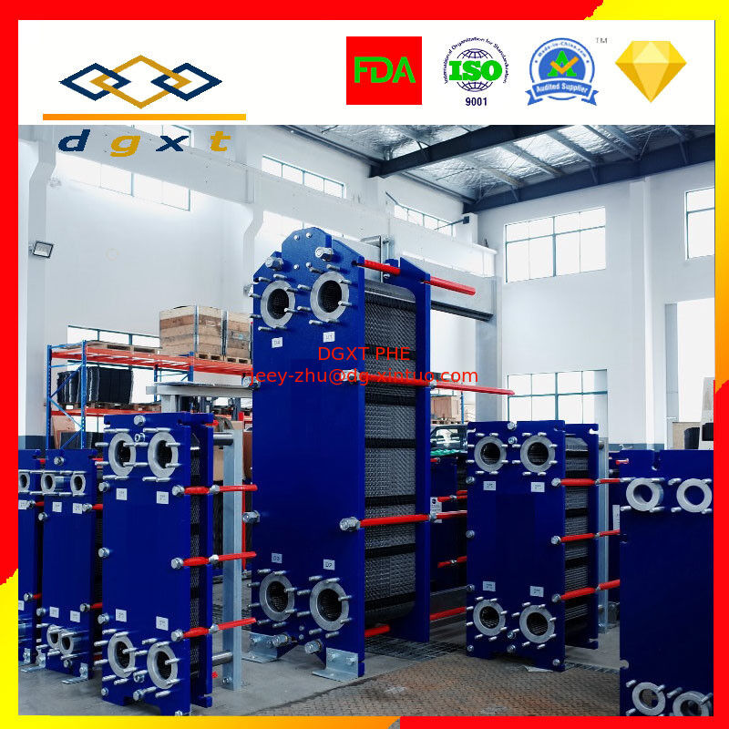 Industrial Power Plant Workpiece Cooling 316/0.5 EPDM Gasket Plate Heat Exchanger With COO/COM Certification