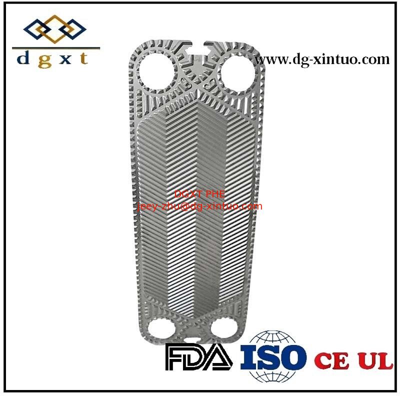 100% Perfect Replacement Stainless Steel Plate V28 for Vicarb Gasket Frame Heat Exchanger