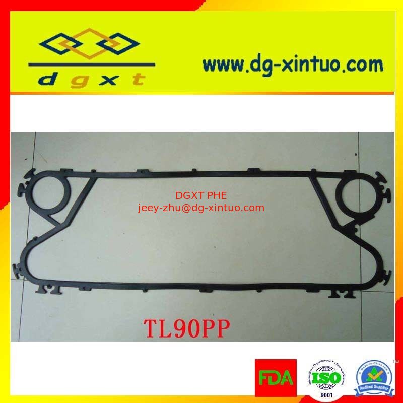 EPDM Or NBR Ipsilateral Unilateral Flow Type Buckle Type Plate Heat Exchanger Gasket For Plate Heat Exchanger