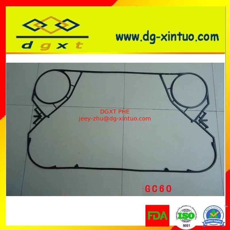DGXT Heat Exchanger Epdm Glue type Click type hang on type Gaskets For Plate Heat Exchanger