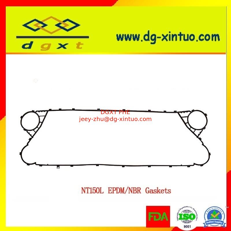 GEA Heat Exchanger NBR Unilateral, Adhesive, Snap Gaskets For Gea NT150L Plate Heat Exchanger