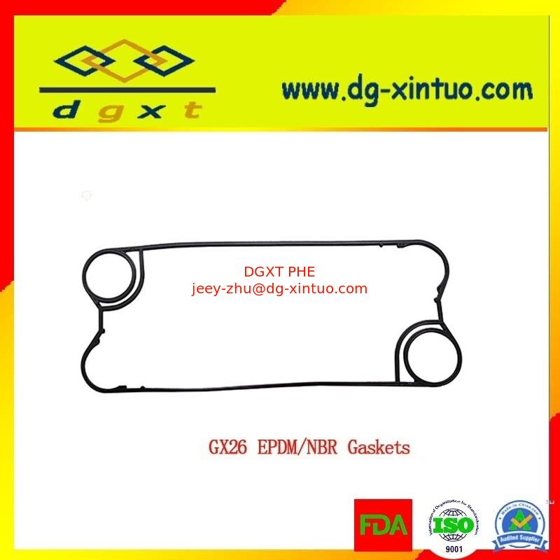 Custom Tranter Plate Heat Exchanger Gasket model GX26 HEPDM