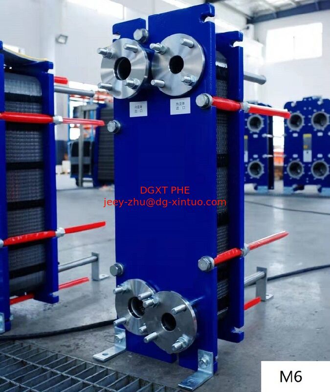 Plate Heat Exchanger , DN50 Carton steel Frame Gasket Plate Heat Exchanger