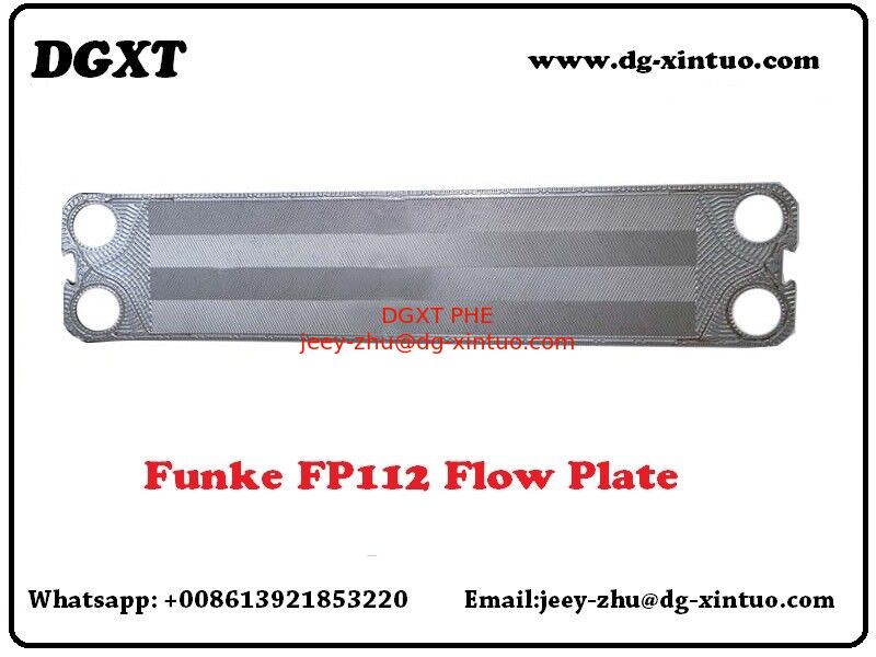 Heat Exchanger Spares Corrosion Resistance FP112 Funke Plate For Plate Heat Exchanger Core