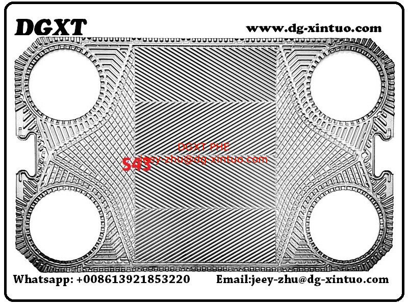 Fishbone HT/LT Stainless Steel SS316L/0.5 Heat Exchanger Plate For Sondex S35/S36/S43/S46 Plate Heat Exchanger