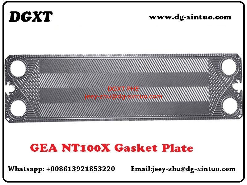 HT/LT Heat Exchanger Plate 316L/0.5 NT100T/NT100X/NT100M Plate For GEA Oil Cooler Heat Exchanger
