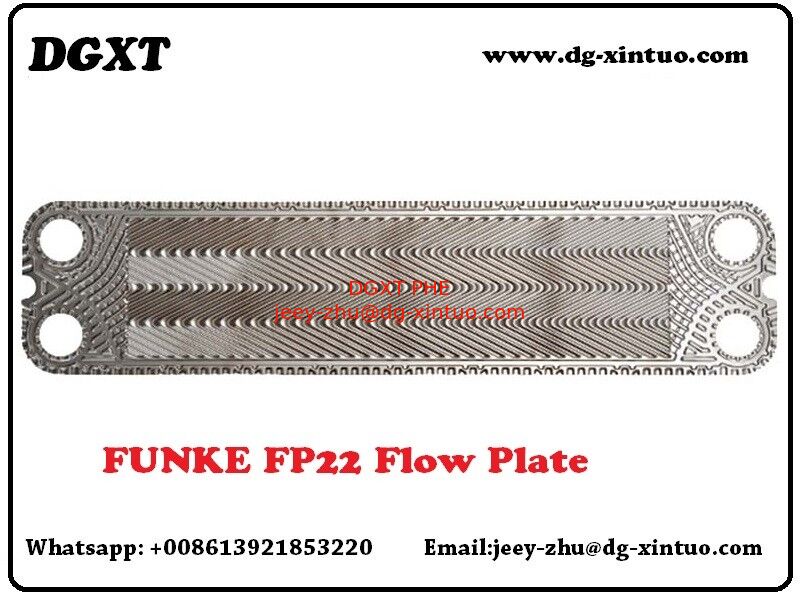 100% Replacement Funke Replacement Plate for FP22 Heat Exchanger