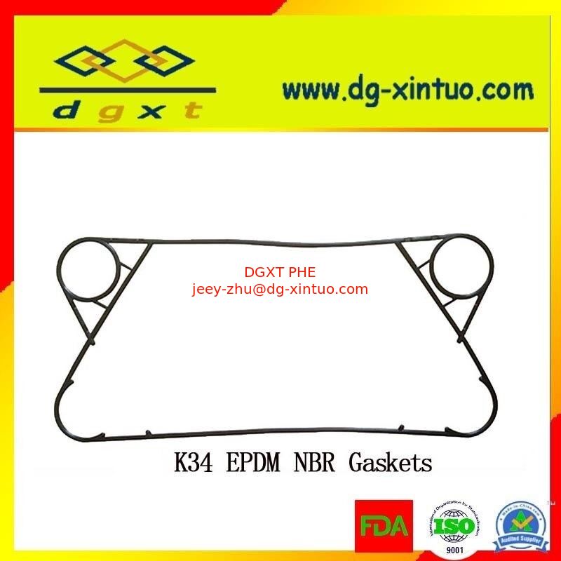 High temperature resistance Water, Sea Water, Cooking Oil, Salt Water Heat Exchanger Gasket For Plate Heat Exchanger