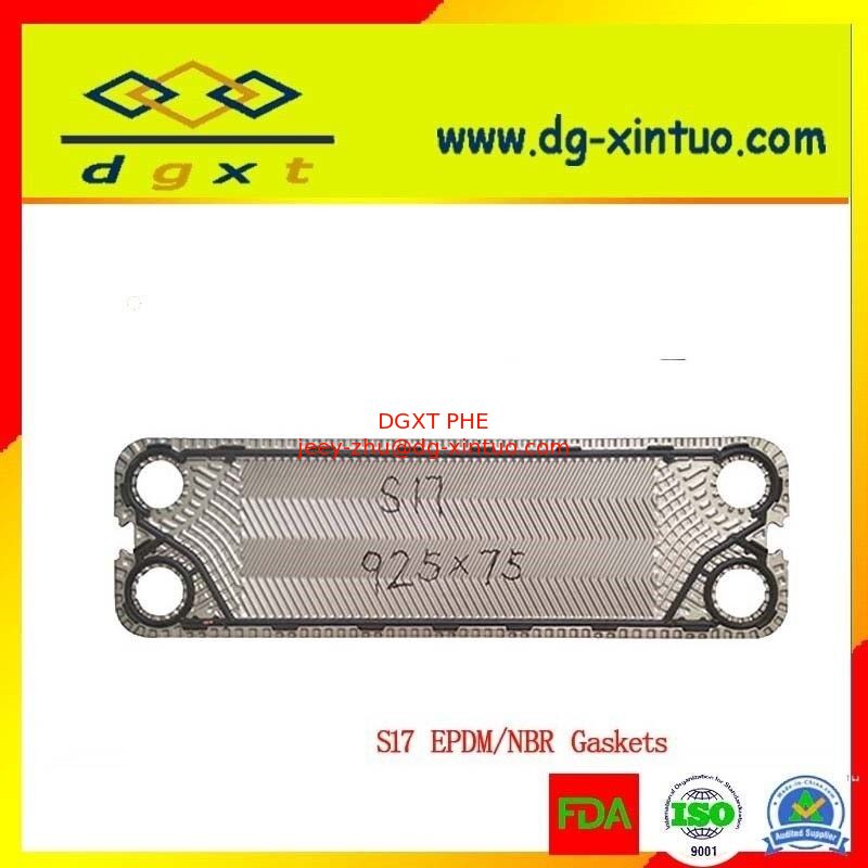 Customized Sondex Heat Exchanger S17 Epdm Gaskets For Sondex Plate Heat Exchanger with CE ISO9001 CO FE certification